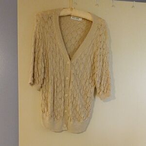 Grace Karin Women's Tan Cardigan Sweater